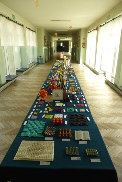 My model exhibition at Outdoor Origami Meeting 2016