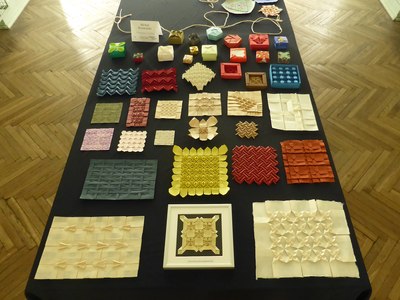 My model display at 17th Outdoor Origami Meeting, Kraków 2018