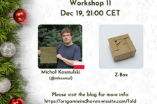 Z-Box workshop at Origami Groep Eindhoven’s Christmas Special