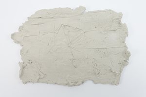 Finished plaster cast of Tumbling Square Rosette
