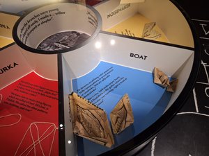 Origami at Polin Museum - Boat