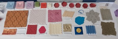 My origami model display at PTO (Polish Origami Association) convention in Konin, 2024