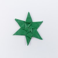 Model 02 from the collection of models folded by Fujimoto, front