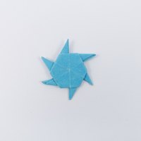 Model 09 from the collection of models folded by Fujimoto, back