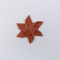 Model 16 from the collection of models folded by Fujimoto, front