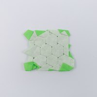 Model 22 from the collection of models folded by Fujimoto, back