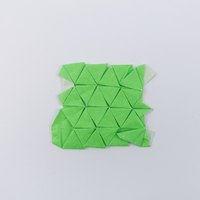 Model 22 from the collection of models folded by Fujimoto, front