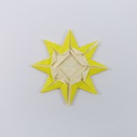 Model 27 from the collection of models folded by Fujimoto, back