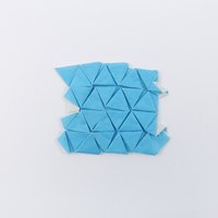 Model 32 from the collection of models folded by Fujimoto, front