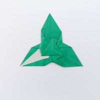 Model 35 from the collection of models folded by Fujimoto, back