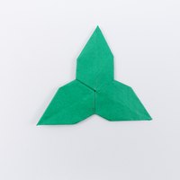 Model 35 from the collection of models folded by Fujimoto, front