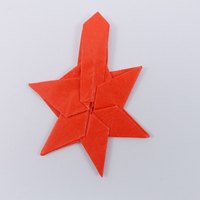 Model 43 from the collection of models folded by Fujimoto, front
