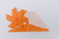 Model 44 from the collection of models folded by Fujimoto, front