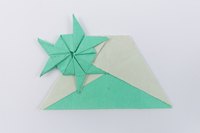 Model 45 from the collection of models folded by Fujimoto, front