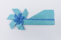 Model 46 from the collection of models folded by Fujimoto, front