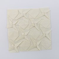 Model 53 from the collection of models folded by Fujimoto, front