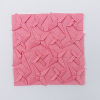 Model 54 from the collection of models folded by Fujimoto, front