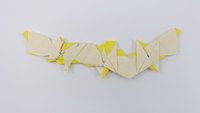 Model 55 from the collection of models folded by Fujimoto, back