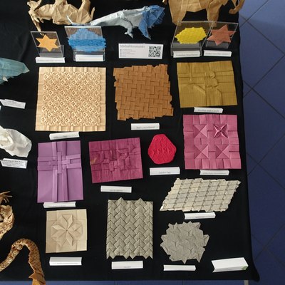 My model exhibition at the Grotniki convention of Polish Origami Society