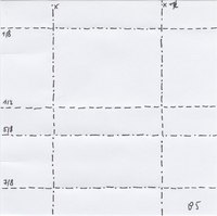 BBU B5 tile, Crease Pattern (CP)