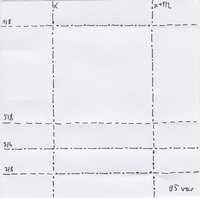 BBU B5 tile, Crease Pattern (CP)