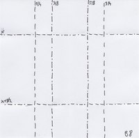 BBU B8 tile, Crease Pattern (CP)