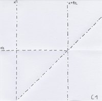 BBU C1 tile, Crease Pattern (CP)