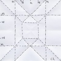 BBU C2 tile, Crease Pattern (CP)