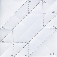 BBU C3 tile, Crease Pattern (CP)