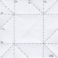 BBU D16 tile, Crease Pattern (CP)
