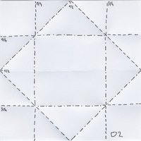 BBU D2 tile, Crease Pattern (CP)
