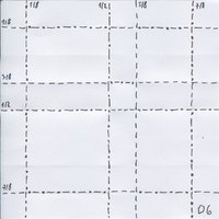 BBU D6 tile, Crease Pattern (CP)