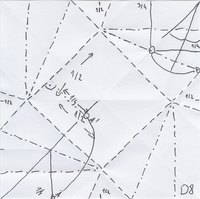 BBU D8 tile, Crease Pattern (CP)
