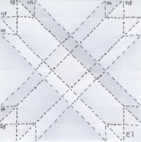 BBU E2 tile, Crease Pattern (CP)