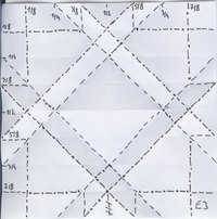 BBU E3 tile, Crease Pattern (CP)