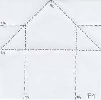 BBU F1 tile, Crease Pattern (CP)