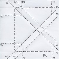 BBU F4 tile, Crease Pattern (CP)