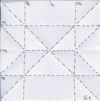 BBU G1 tile, Crease Pattern (CP)