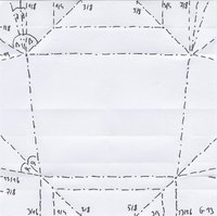 BBU G13 tile, Crease Pattern (CP)