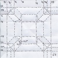 BBU G7 tile, Crease Pattern (CP)