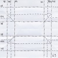 BBU G9 tile, Crease Pattern (CP)