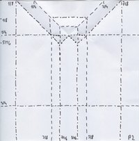 BBU P2 tile, Crease Pattern (CP)