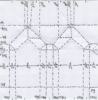 BBU P9 tile, Crease Pattern (CP)