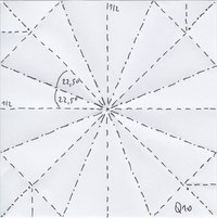 BBU Q10 tile, Crease Pattern (CP)