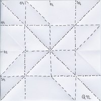 BBU Q12 tile, Crease Pattern (CP)