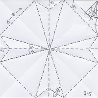 BBU Q15 tile, Crease Pattern (CP)