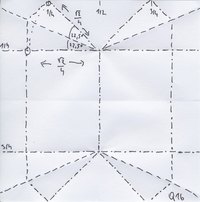 BBU Q16 tile, Crease Pattern (CP)