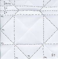 BBU R1 tile, Crease Pattern (CP)