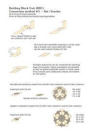 Flat / Sonobe connection method