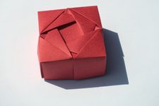 Box with Woven Triangles III